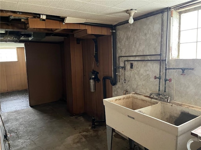 256 Vermont St, Hempfield Twp Wml, PA 15601 - below grade area with a sink