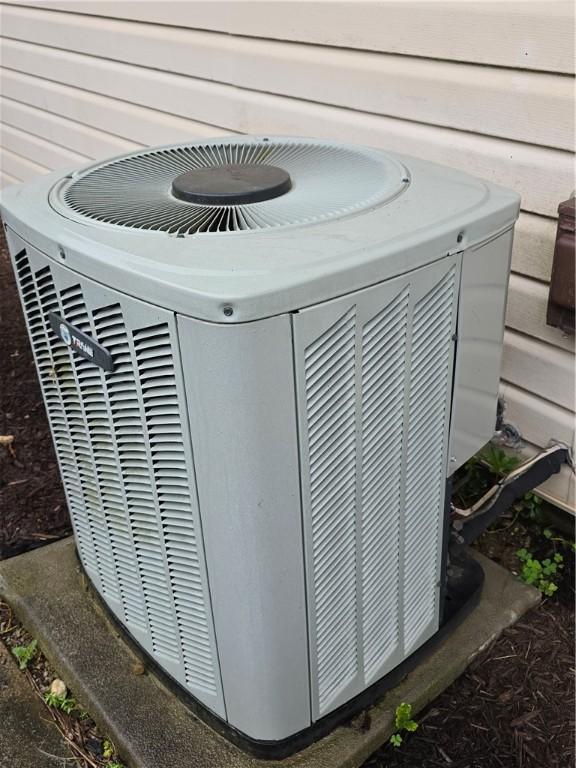 209 Pawnee St, Rostraver, PA 15012 - exterior view of central air condition unit