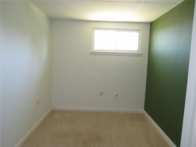 21 Daisytown Rd, W Pike Run Twp, PA 15427 - spare room featuring baseboards and light colored carpet
