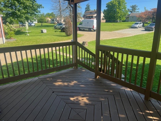 1320 High, Jefferson Hills, PA 15025 - deck featuring a yard