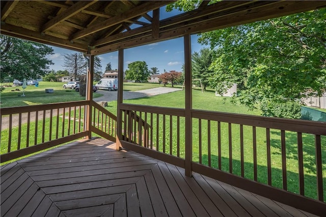 1320 High, Jefferson Hills, PA 15025 - wooden terrace featuring a yard
