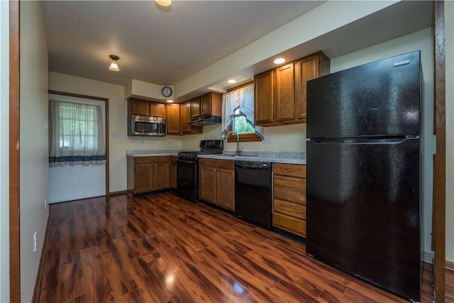 1320 High, Jefferson Hills, PA 15025 - kitchen featuring black appliances, light countertops, and dark wood finished floors