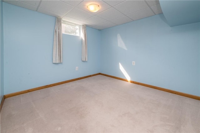 1320 High, Jefferson Hills, PA 15025 - empty room featuring carpet and a drop ceiling
