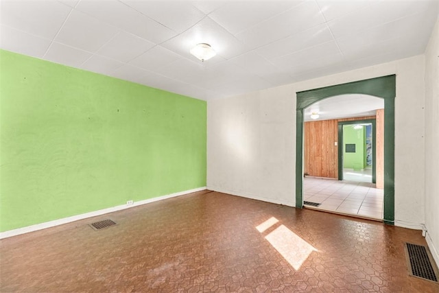 1458 Isoline, Sheraden, PA 15204 - unfurnished room featuring arched walkways and baseboards
