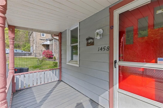 1458 Isoline, Sheraden, PA 15204 - entrance to property featuring covered porch