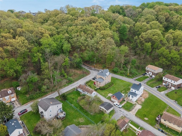 1458 Isoline, Sheraden, PA 15204 - aerial view of property's location with a forest and nearby suburban area