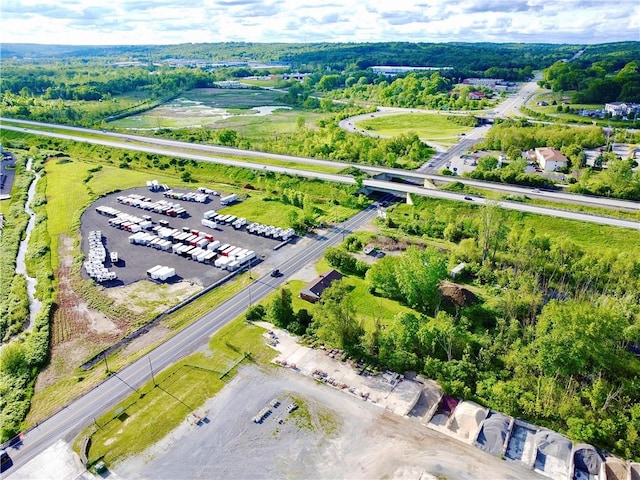 3406 New Castle, West Middlesex Boro, PA 16159 - aerial view of property and surrounding area