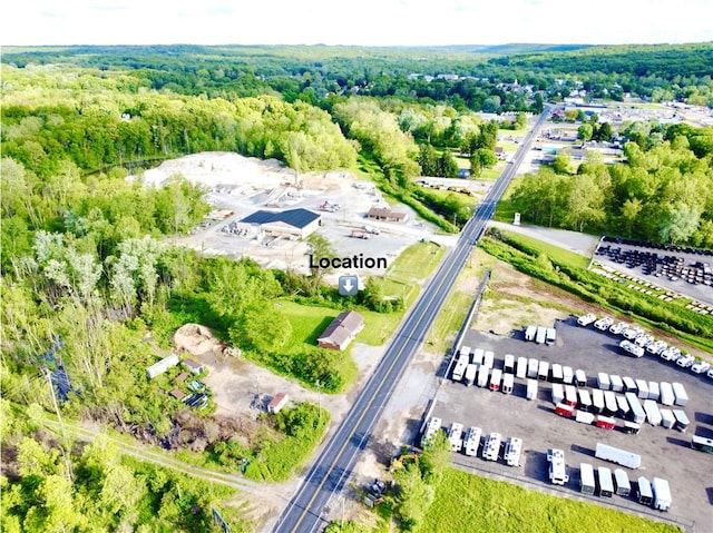 3406 New Castle, West Middlesex Boro, PA 16159 - drone / aerial view of a heavily wooded area