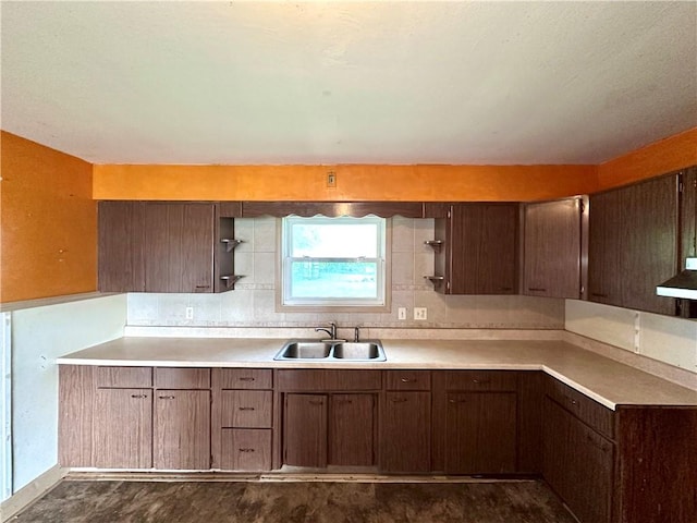 3406 New Castle, West Middlesex Boro, PA 16159 - kitchen featuring open shelves, a sink, and light countertops