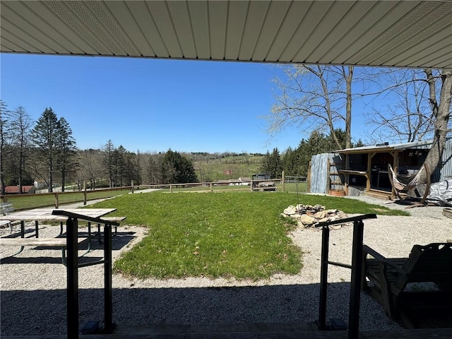 1060 Sugar Run Rd, Nottingham, PA 15367 - view of grassy yard with an outbuilding