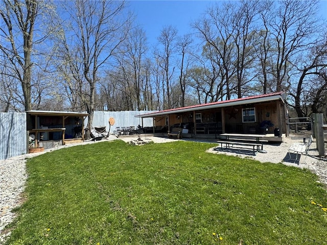 1060 Sugar Run Rd, Nottingham, PA 15367 - view of yard with a patio area