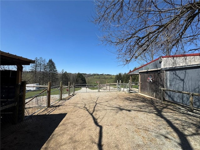 1060 Sugar Run Rd, Nottingham, PA 15367 - view of yard featuring a gate