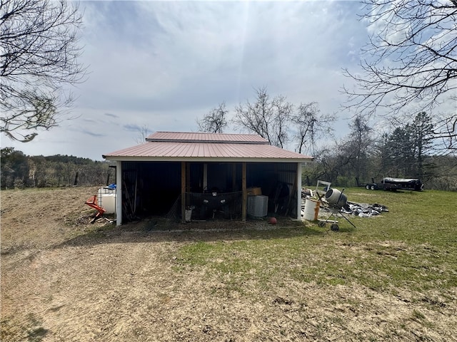 1060 Sugar Run Rd, Nottingham, PA 15367 - view of pole building with a lawn