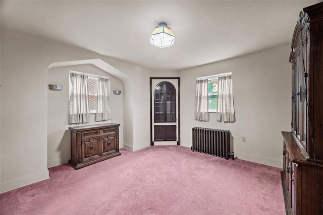 191 Clearview, West View, PA 15229 - entryway with radiator, light carpet, and baseboards