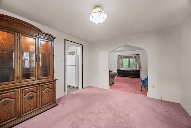 191 Clearview, West View, PA 15229 - carpeted spare room with arched walkways and baseboards