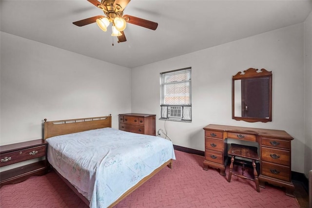 191 Clearview, West View, PA 15229 - bedroom featuring carpet, a ceiling fan, and baseboards