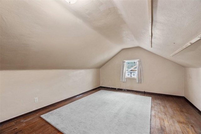191 Clearview, West View, PA 15229 - bonus room with hardwood / wood-style flooring, vaulted ceiling, and baseboards