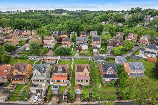 191 Clearview, West View, PA 15229 - aerial view of property and surrounding area featuring nearby suburban area