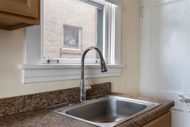 2938 Voelkel Ave, Dormont, PA 15216 - kitchen view of a sink and dark countertops