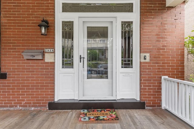 2938 Voelkel Ave, Dormont, PA 15216 - doorway to property featuring brick siding