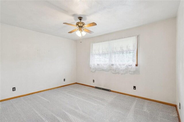 1509 Edmon Rd, Kiskiminetas Twp, PA 15618 - carpeted spare room featuring ceiling fan and baseboards