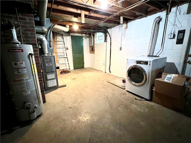 3329 Recker Dr, Baldwin Boro, PA 15227 - unfinished basement featuring gas water heater