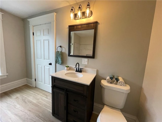 23 Columbia Park, Hempfield Twp Mer, PA 16125 - bathroom with vanity, toilet, and baseboards