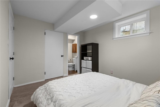 6032 Dalmation Dr, Bethel Park, PA 15102 - bedroom with carpet floors, baseboards, and ensuite bath