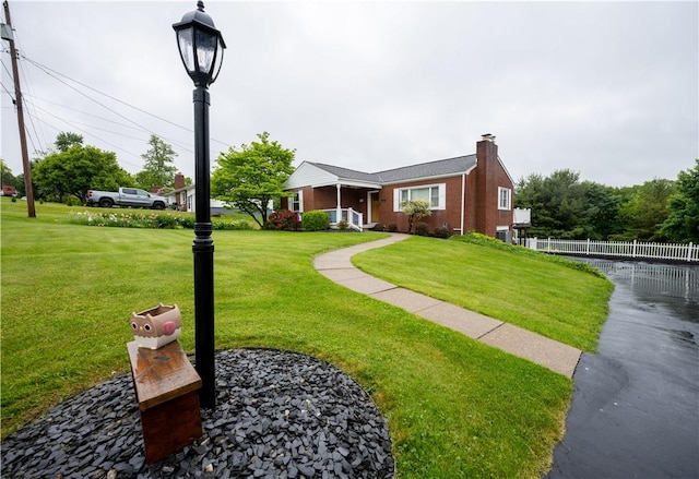 127 Burns Ave, Chippewa Twp, PA 15010 - single story home with a chimney and brick siding