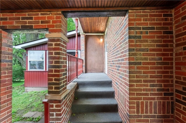 146 Samuel St, Chippewa Twp, PA 15010 - property entrance with brick siding