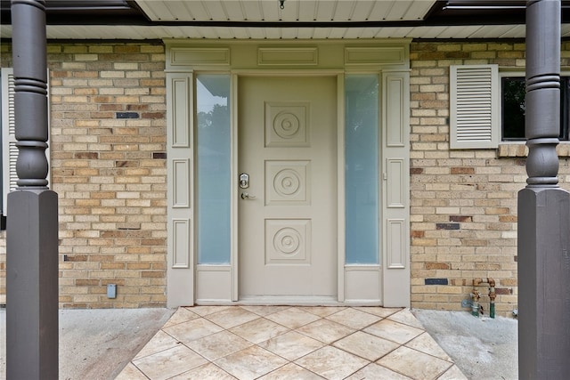 121 Edgar Ln, Peters Twp, PA 15367 - property entrance featuring brick siding