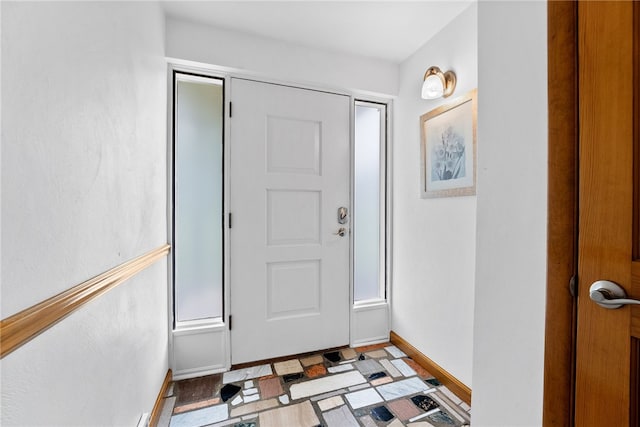 121 Edgar Ln, Peters Twp, PA 15367 - foyer entrance featuring baseboards