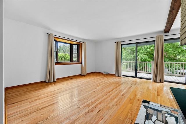 121 Edgar Ln, Peters Twp, PA 15367 - empty room with light wood-style flooring and baseboards
