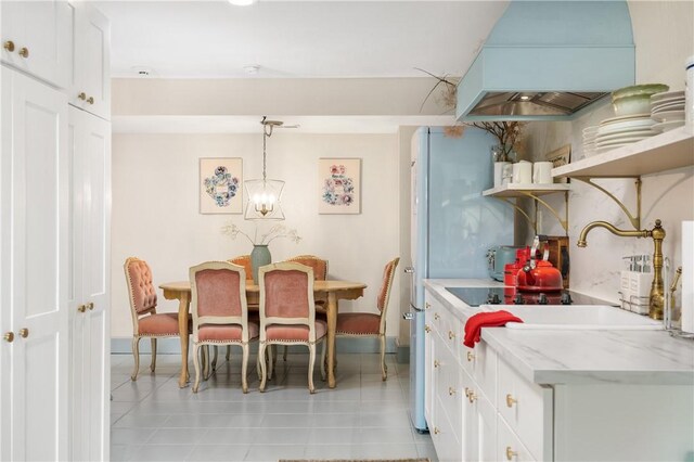 311 Derry Ridge Rd, Ligonier Twp, PA 15658 - dining area featuring light tile patterned floors and baseboards