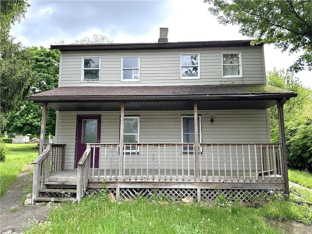305 3rd St, Unity Twp, PA 15638 - view of front of property featuring a porch