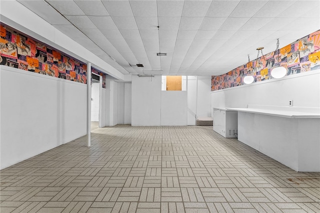 1467 Meteor Cir, Upper St Clair, PA 15241 - below grade area featuring brick patterned floors