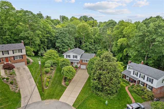 1467 Meteor Cir, Upper St Clair, PA 15241 - aerial view