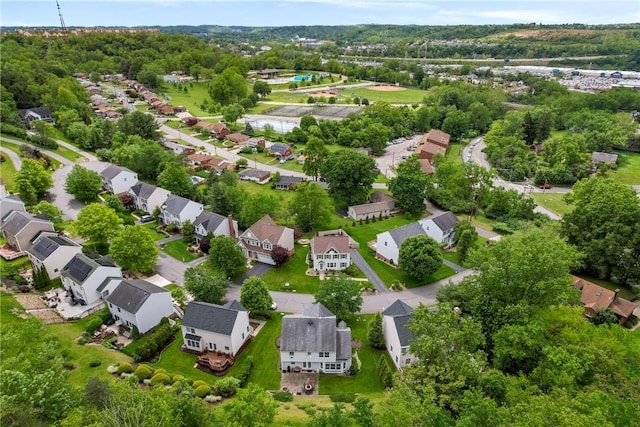 407 Pine Trees Dr, Scott Twp Sal, PA 15106 - aerial perspective of suburban area