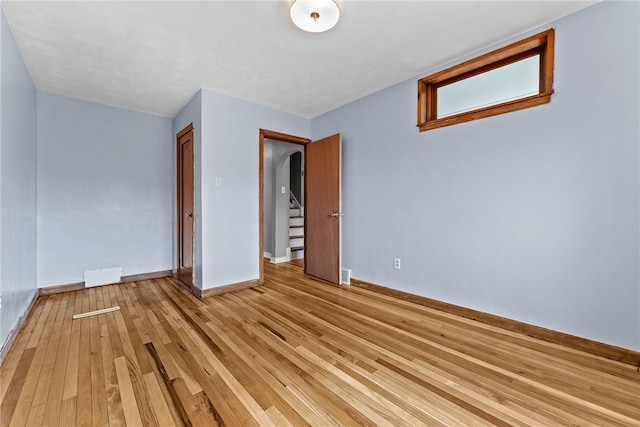2140 Carolina Ave, West Mifflin, PA 15122 - unfurnished room featuring light wood finished floors and baseboards