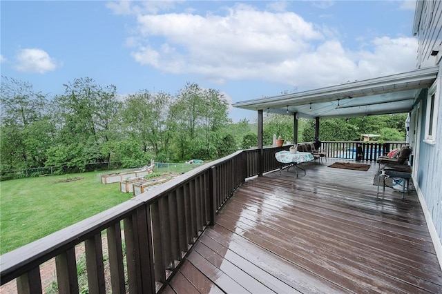 3 Coates Ln, White Twp Ind, PA 15701 - view of wooden terrace