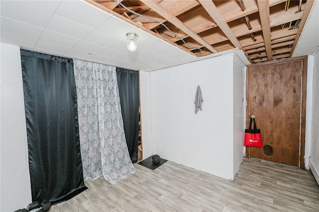 3 Coates Ln, White Twp Ind, PA 15701 - below grade area with wood finished floors