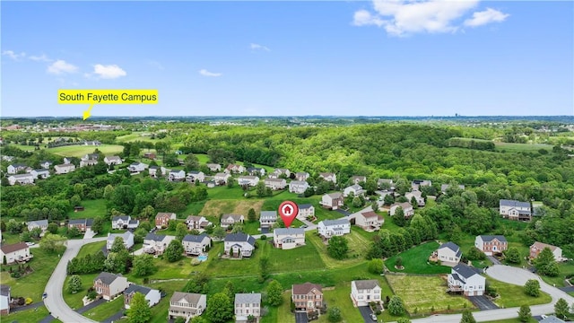 5109 Forest Ridge Dr, South Fayette, PA 15057 - aerial view of residential area