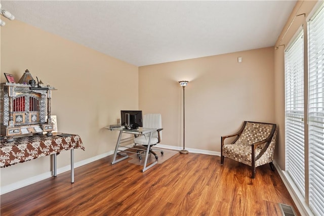 5109 Forest Ridge Dr, South Fayette, PA 15057 - home office featuring wood finished floors and baseboards