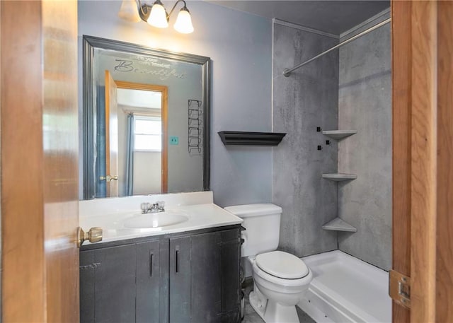 104 Neville, New Eagle, PA 15067 - bathroom with vanity, toilet, and a shower