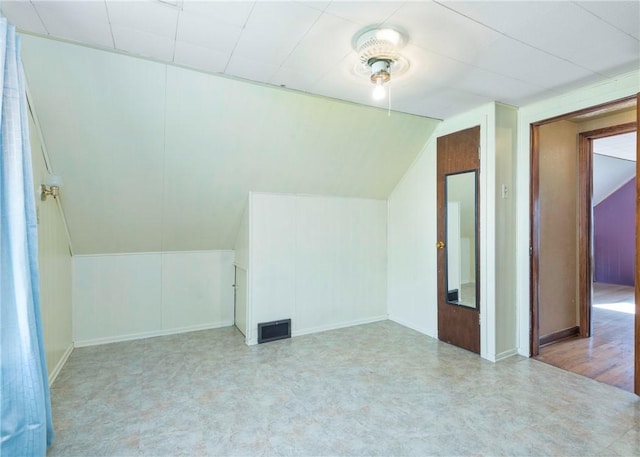 104 Neville, New Eagle, PA 15067 - additional living space with lofted ceiling and baseboards