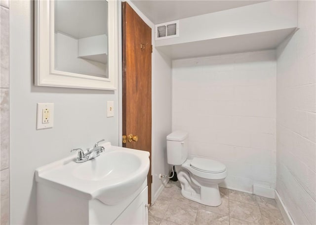 104 Neville, New Eagle, PA 15067 - half bath featuring toilet and vanity