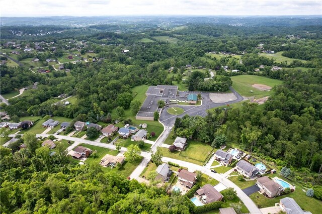 200 Sunrise Dr, Penn Twp Wml, PA 15642 - aerial view of property's location featuring a heavily wooded area and nearby suburban area
