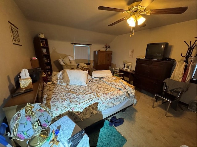 231 E Fairmont Ave, Trafford, PA 15085 - carpeted bedroom featuring lofted ceiling and ceiling fan