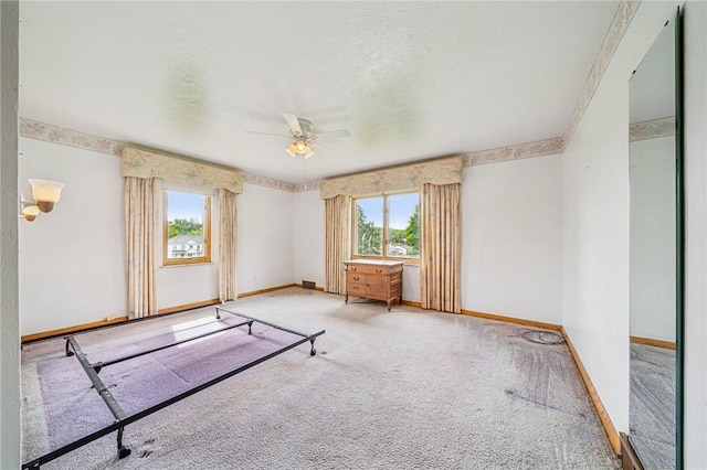 621 Kimlyn Ave, North Huntingdon, PA 15642 - carpeted spare room with a ceiling fan and baseboards
