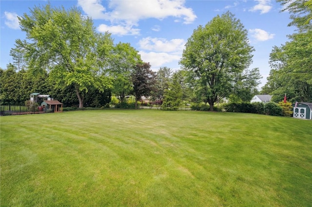 5020 Meadow Crest Dr, Hampton, PA 15101 - view of yard featuring view of wooded area